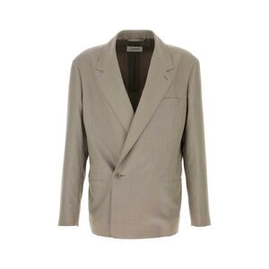 Lemaire Men Light Grey Jersey Blazer